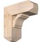 Ekena Millwork Merced Craftsman Smooth Bracket w/ Offset Brace, Douglas Fir, 7 1/2"W x 18"D x 18"H BKT0806X18X18MRC04SDF - alternate 1